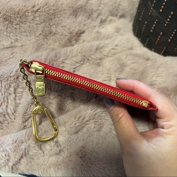 SOLD Louis Vuitton Key Cles Epi Red - Picture 5 of 9
